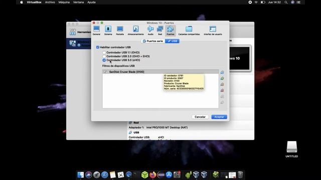 CONECTAR USB A VIRTUALBOX MAC смотреть онлайн