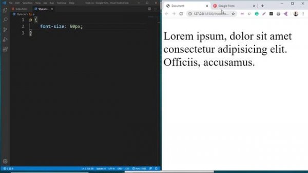 How to use google font in css I import new font family in css from google