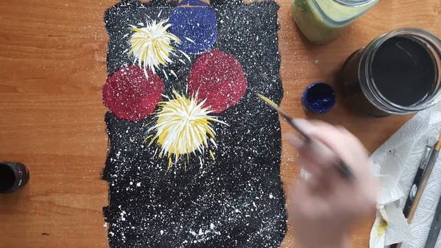 Салют | Рисование для детей | Правополушарное рисование смотреть онлайн