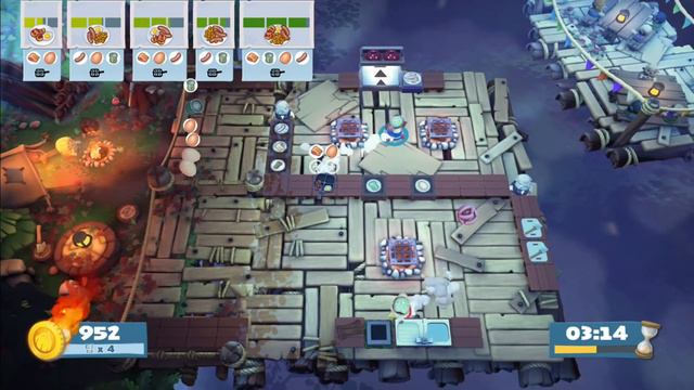 overcooked 2 campfire cook off 3-4 switch score 1804 (ellica and chicken) 2players смотреть онлайн