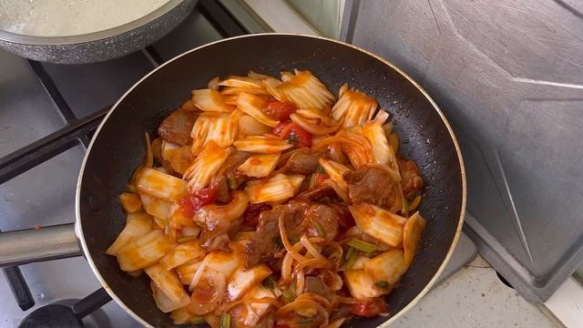 ЖАРЕНЫЙ ЛАГМАН/ Цомян/ Босо Лагман смотреть онлайн