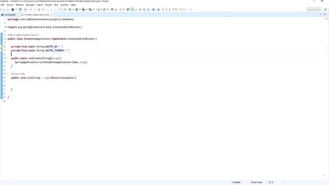 How to send SMS by using Twilio with Spring Boot смотреть онлайн