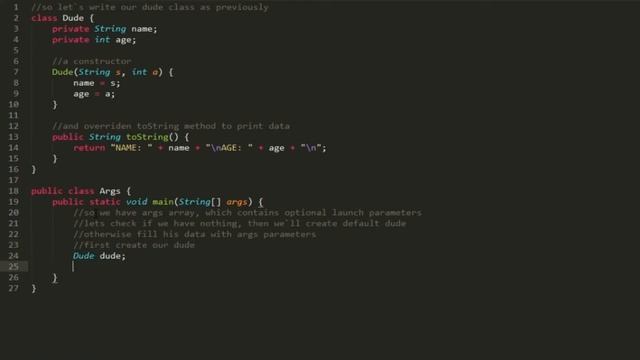 JAVA Tutorial 02 - How to get data from Command Line arguments смотреть онлайн