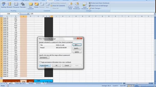 Allow Users To Edit Ranges - Microsoft Excel смотреть онлайн