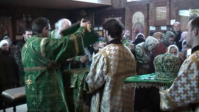 Святой Марти́рий Зелене́цкий. Престольный праздник Волгоградского храма. смотреть онлайн