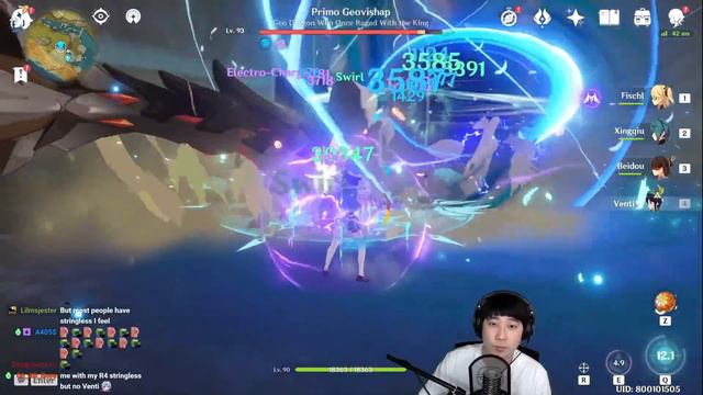 Venti with 923 Elemental Mastery VS Whale build смотреть онлайн