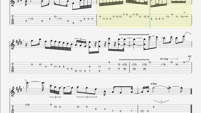 【TAB】Allegro / Midnight Grand Orchestra [星街すいせい] ギターソロ [Guitar solo] смотреть онлайн