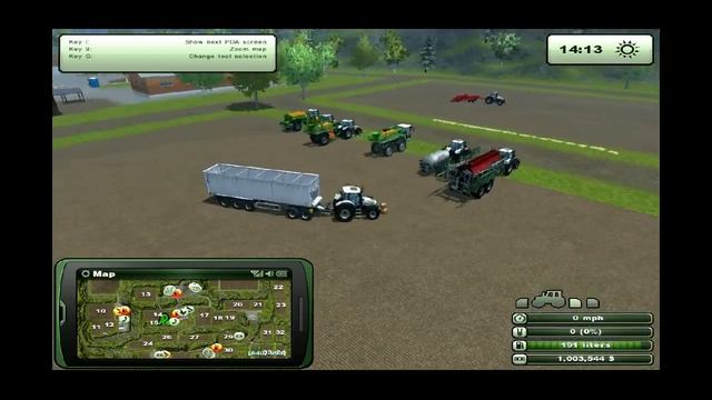Farming Simulator 2013 - Fertilizer - Sprayer/Spreader Testing смотреть онлайн