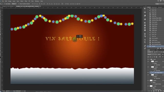 Tutorial Photoshop in romana Vin sarbatorile смотреть онлайн