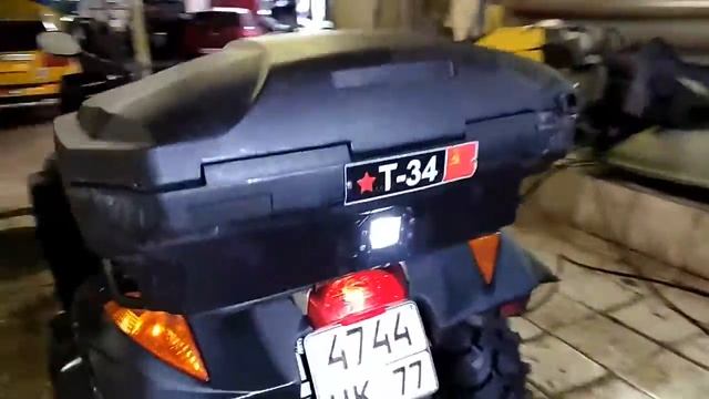 Светодиодный фонарь в кофре на CFmoto X6 смотреть онлайн