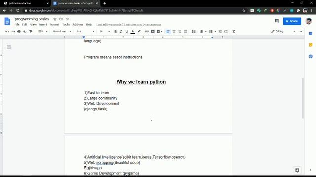 Learn python programming in telugu :programming introduction смотреть онлайн