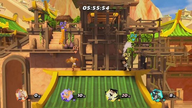 Nickelodeon All-Star Brawl PS5 4-Player Co-Op *All Alternate Character Costumes* Gameplay Stock смотреть онлайн