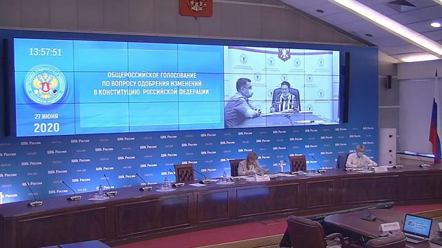 Информационный центр ЦИК России 27.06.2020 - Санкт-Петербург и Ленинградская Область смотреть онлайн