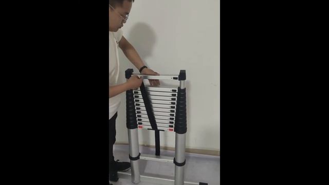 DELI LADDER: How To Use Telescopic Ladders With Soft Close Design For EN131-6, New European Standar