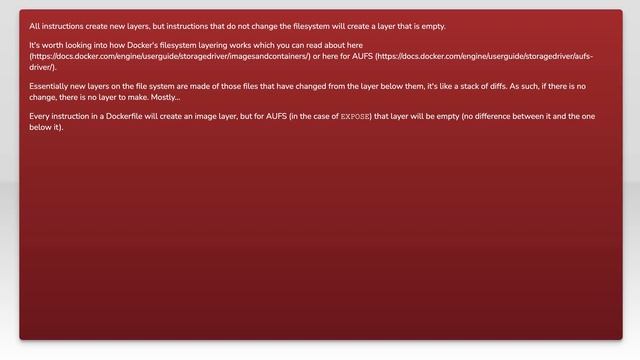 Does Docker EXPOSE make a new layer? смотреть онлайн
