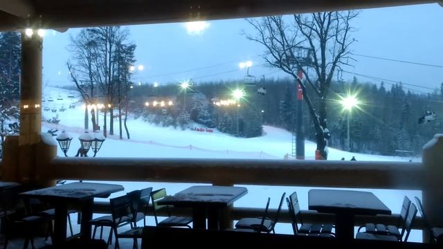 Горнолыжный комплекс Логойск в феврале смотреть онлайн