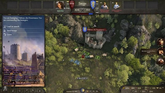OVERWHELMING POWER (EUROPE 1100 Bannerlord Mod Gameplay Part 32 Let's Play) смотреть онлайн