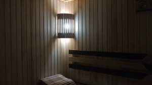 Освещение в бане.