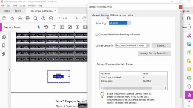 How to insert a QR code in PDF Form using Adobe Acrobat Pro 2022 смотреть онлайн