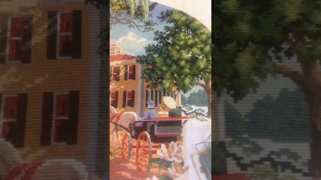 Тара. Унесённые ветром. Вышивка. Ручная работа. Картина смотреть онлайн