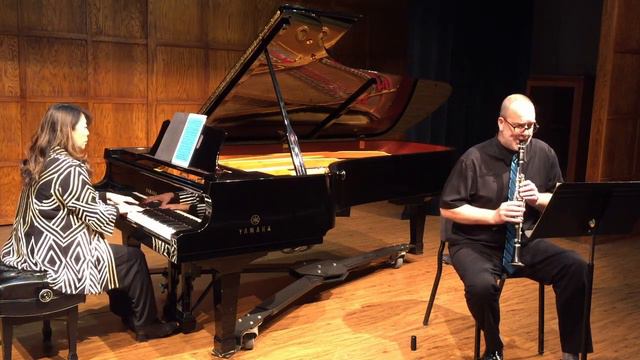 Guastavino Sonata mvt. 1 clarinet recital Rob Miller смотреть онлайн
