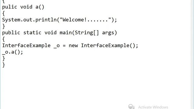 Interface in Java смотреть онлайн