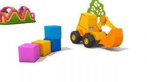 3d мультик про Экскаватор Масю и яйцо с сюрпризом. Вертолет