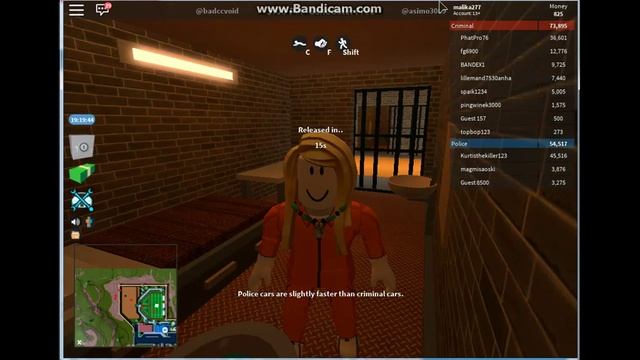 Побег из тюрьмы.Roblox.Полицейский. смотреть онлайн
