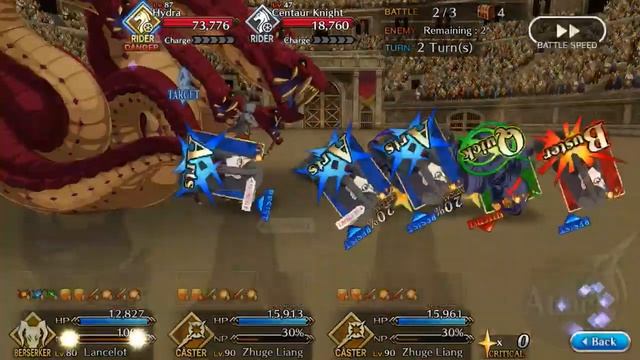 [FGO NA] Lancelot set-up(3 turn) Conqueror node - Nero Fest 2019. смотреть онлайн