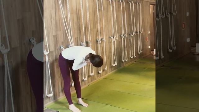 Для чего нужны веревки на стенах в зале йоги Айенгара смотреть онлайн