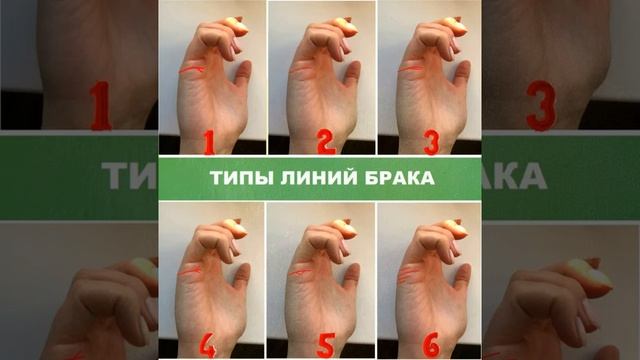 ТИПЫ ЛИНИЙ БРАКА смотреть онлайн