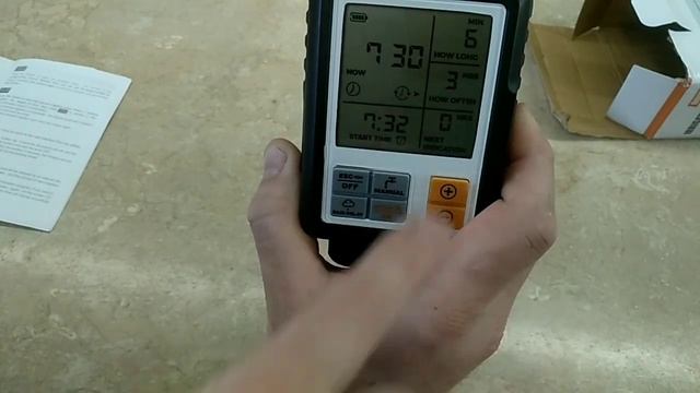 Водонепроницаемый автоматический цифровой таймер полива с ЖК-экраном 3" смотреть онлайн