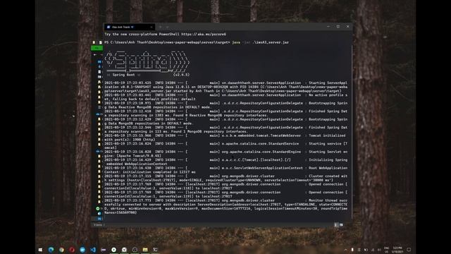 Java full stack application (News web app) смотреть онлайн