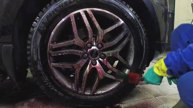 Чистка дисков от тормозной пыли. смотреть онлайн