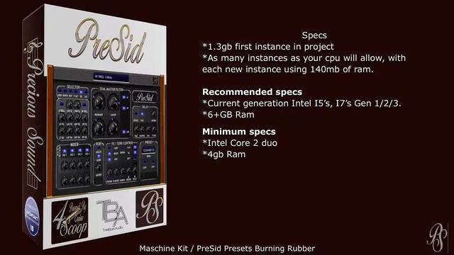 PreSid Sid Chip Based Synth For Kontakt 5 & Maschine (Perc/FX) смотреть онлайн