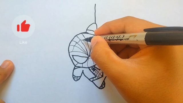 как нарисовать человека паука. how to drawing Spiderman. #spiderman #drawing #рисование #рисование смотреть онлайн