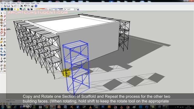 Sketchup Tutorial: Scaffold Creation смотреть онлайн
