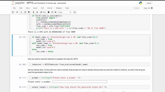 GPT Neo(GPT 3): Running On A CPU Vs A GPU смотреть онлайн