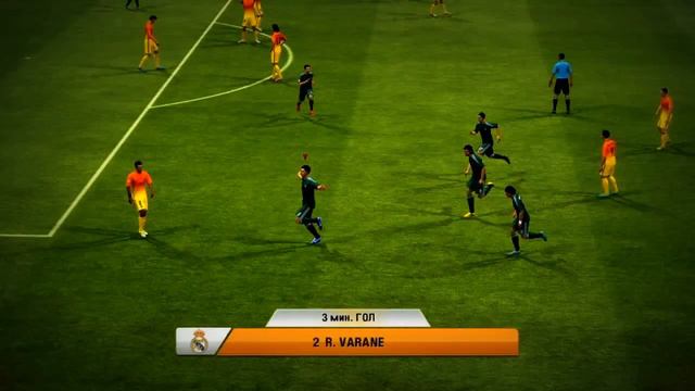 Красивый гол в FIFA 13 за Реал Мадрид   Барсе