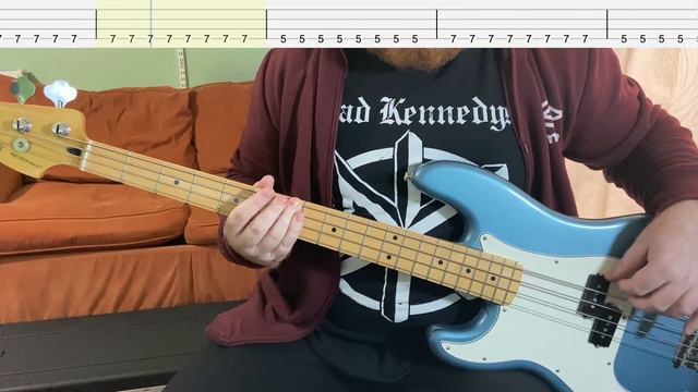 Ween - Ocean Man (Bass Cover with Tabs) смотреть онлайн