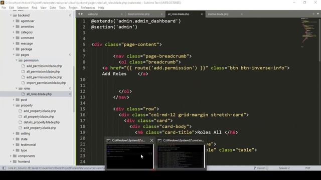 Laravel 10 Full Course | #41 Setup User Roles Part 1 смотреть онлайн