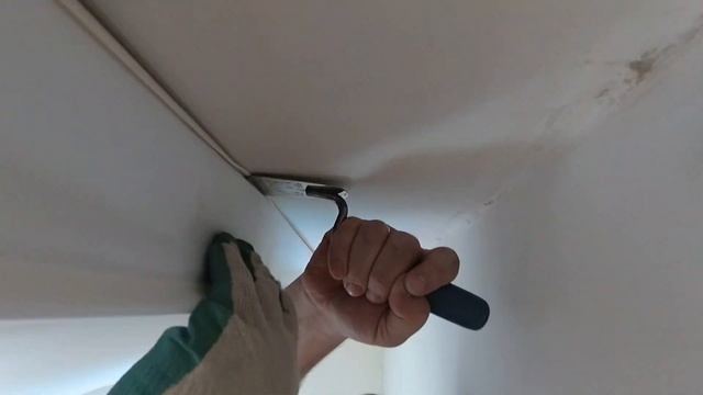 Как сделать скрытую гардину на натяжном потолке!!! смотреть онлайн