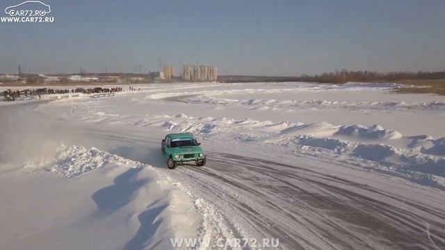 Дрифт на озере Алебашево. Тюмень. Фестиваль технических видов спорта. смотреть онлайн