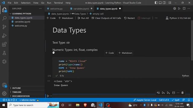 Data Types in python | Python for Data Science - 3 | Data Decides смотреть онлайн