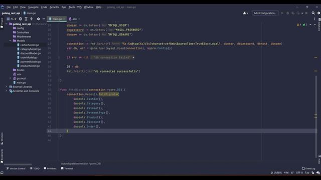 8 - Run Auto Migration for creating tables (go Sales API) смотреть онлайн