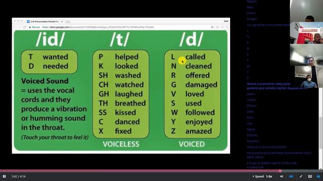 Ingles Corporativo- Class 11- Simple Past Verbs Pronunciation смотреть онлайн