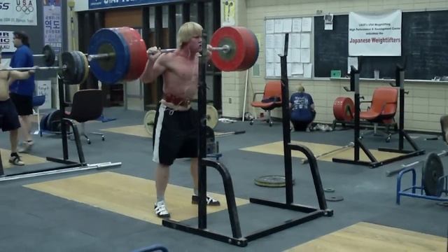 Jared Fleming 210kg back squat for 10 @ 92kg bodyweight смотреть онлайн