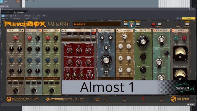 D16 Punchbox: может ли бочка играть по нотам? [Yorshoff Mix]