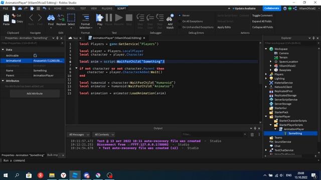 Как проиграть анимацию в Roblox Studio (Новый способ!) смотреть онлайн