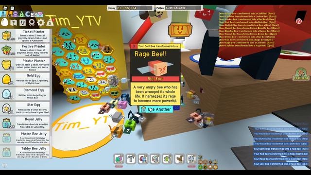 НУБ КУПИЛ ПАЛКУ / 33 ПЧЕЛА / Tabby Bee В СИМУЛЯТОРЕ ПЧЕЛОВОДА РОБЛОКС БСС смотреть онлайн